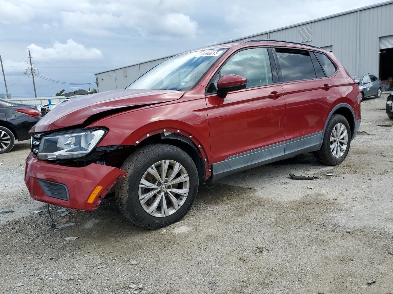 2019 Volkswagen Tiguan S brown null gas 3VV1B7AX5KM146379 photo #1