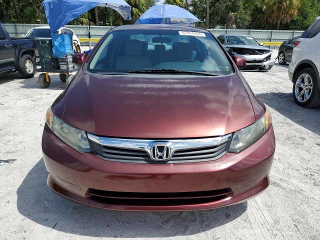 Sedans HONDA CIVIC 2012 Burgundy