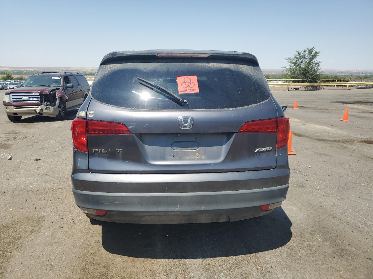 2018 Honda Pilot Lx VIN: 5FNYF6H14JB031076 Lot: 68305285