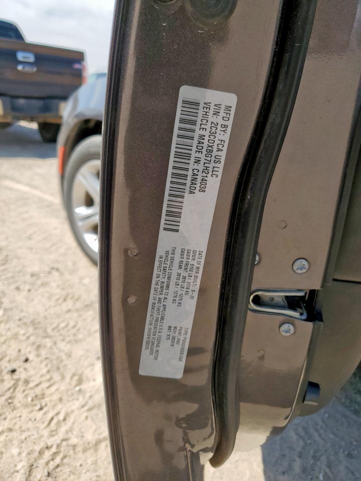 2020 Dodge Charger Sxt VIN: 2C3CDXBG7LH214038 Lot: 69014205