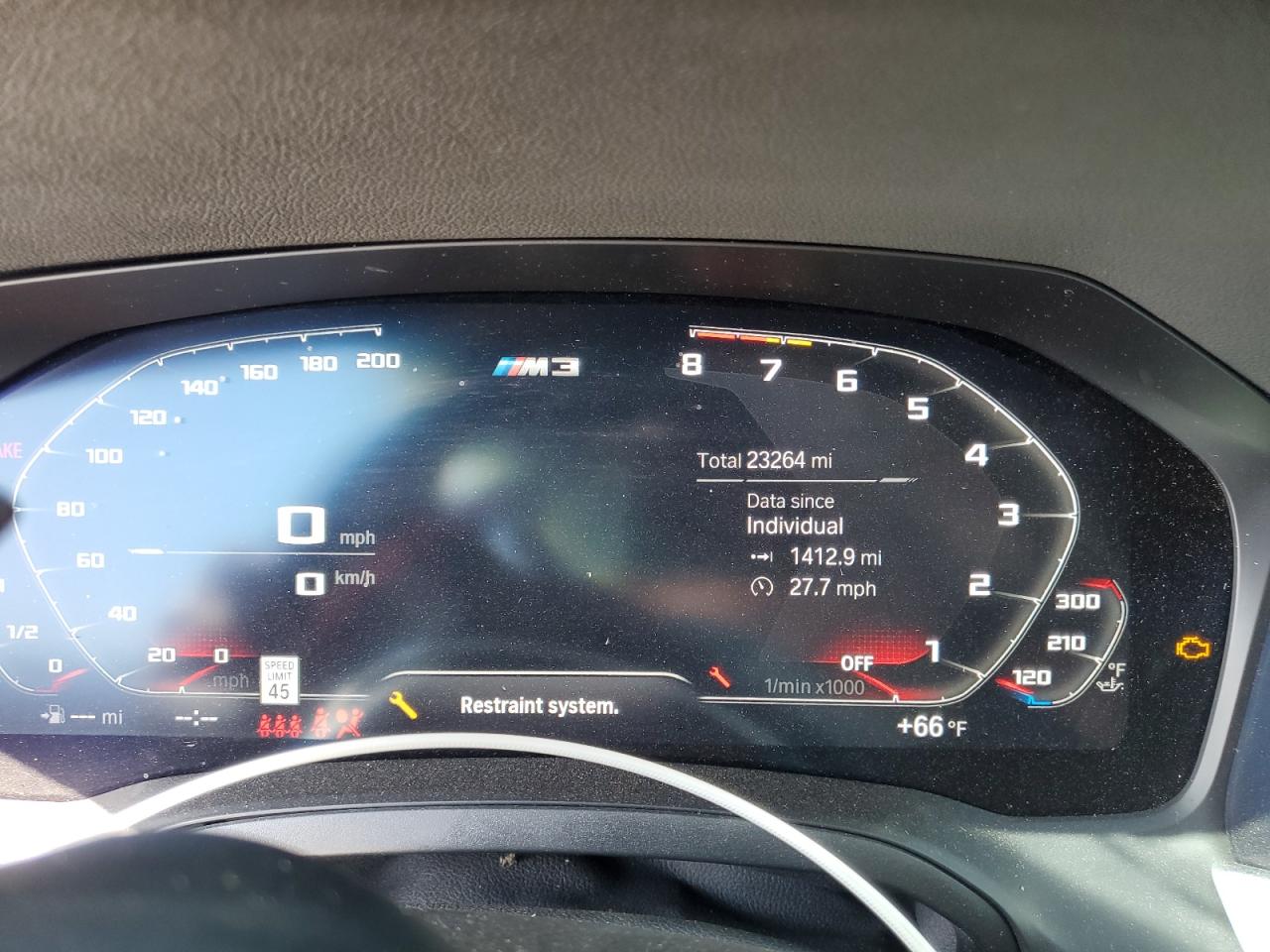 2022 BMW M3 Competition VIN: WBS43AY09NFM26026 Lot: 69726295