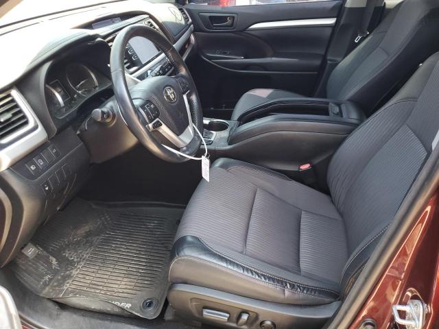  TOYOTA HIGHLANDER 2018 Burgundy