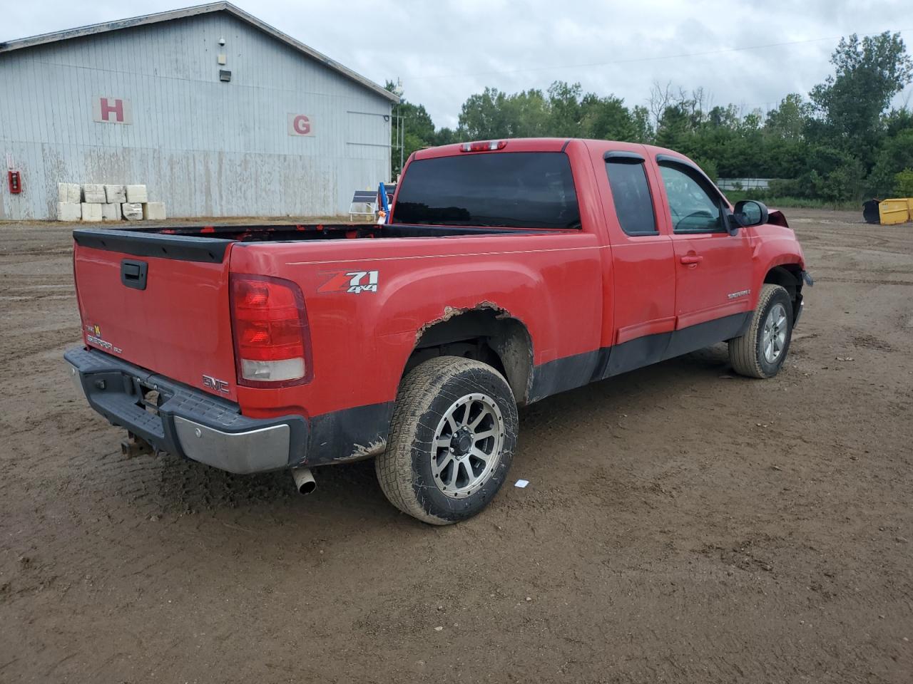 2009 GMC Sierra K1500 Slt red null flexible 1GTEK39019Z237416 photo #4