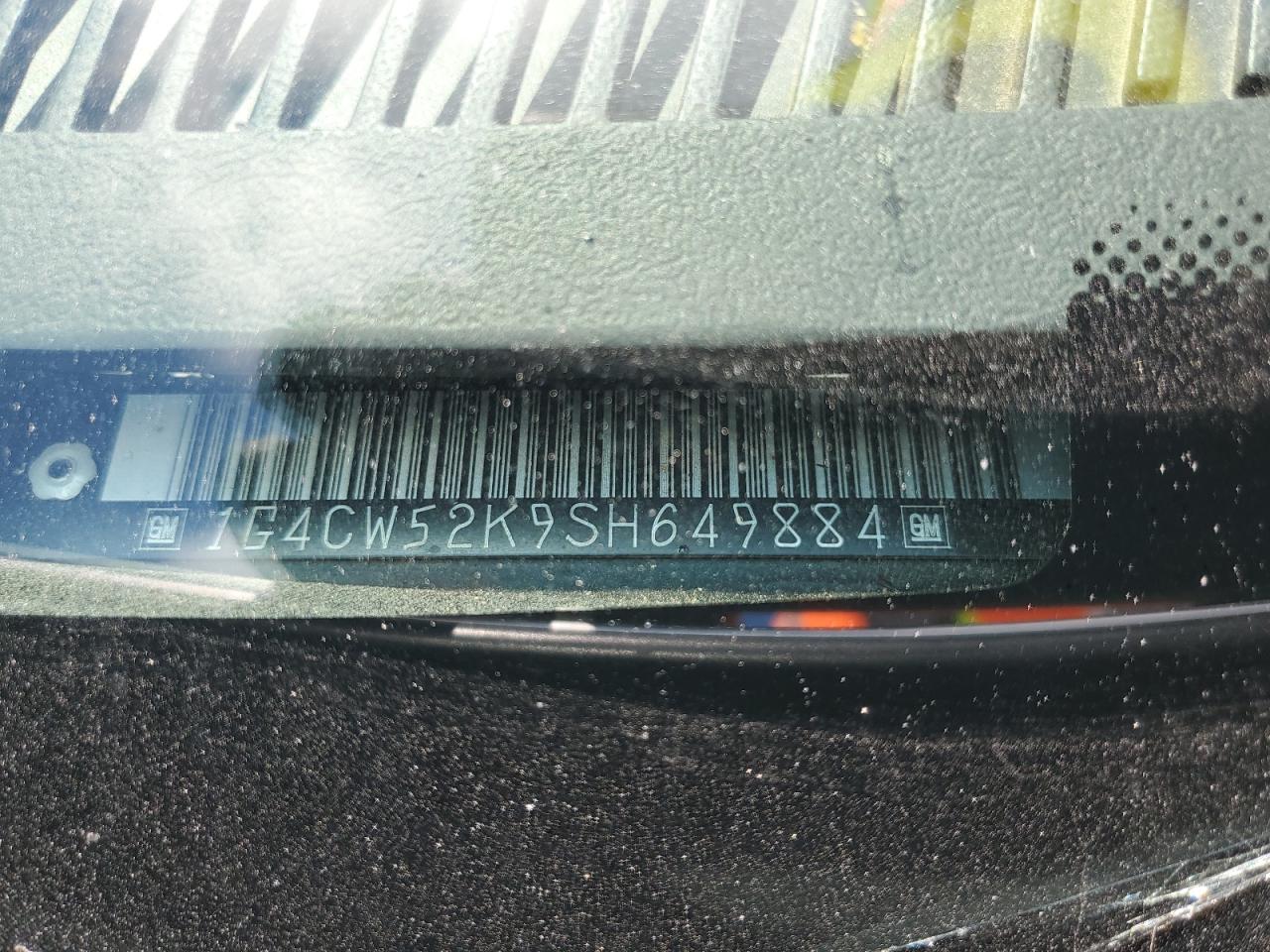 1995 Buick Park Avenue VIN: 1G4CW52K9SH649884 Lot: 69423715