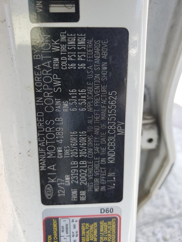 2018 Kia Niro Fe VIN: KNDCB3LC8J5155625 Lot: 86702495