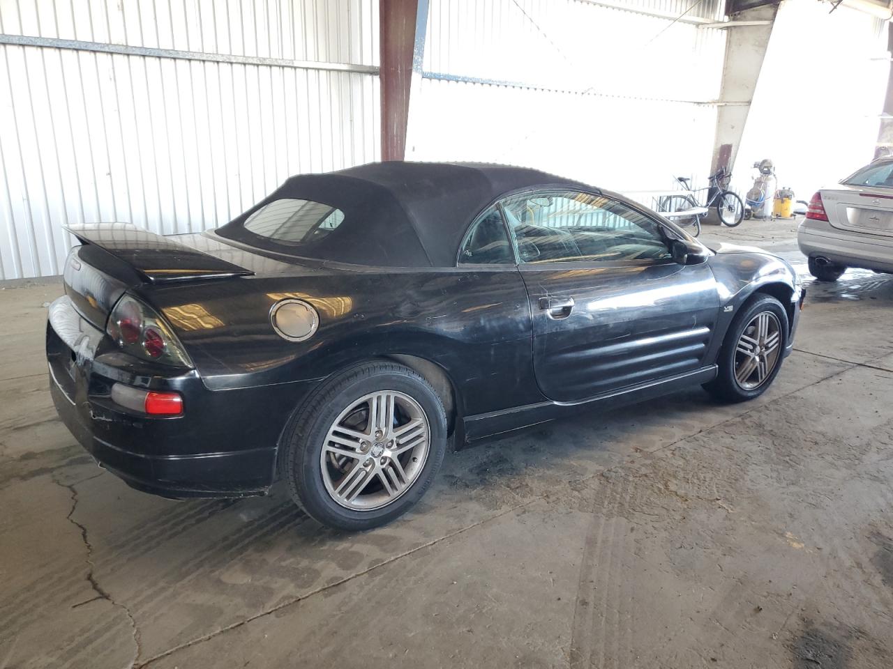 2003 Mitsubishi Eclipse Spyder Gt black null gas 4A3AE55H23E068984 photo #4