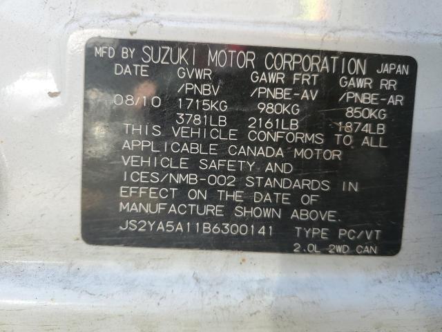 2011 SUZUKI SX4   