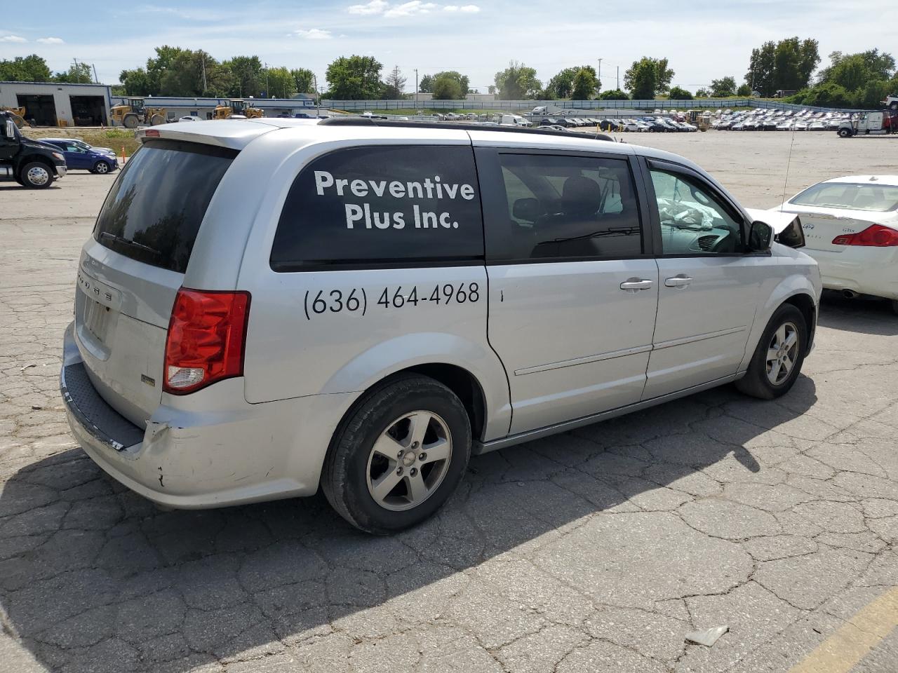 2012 Dodge Grand Caravan Sxt silver van flexible 2C4RDGCG9CR178979 photo #4
