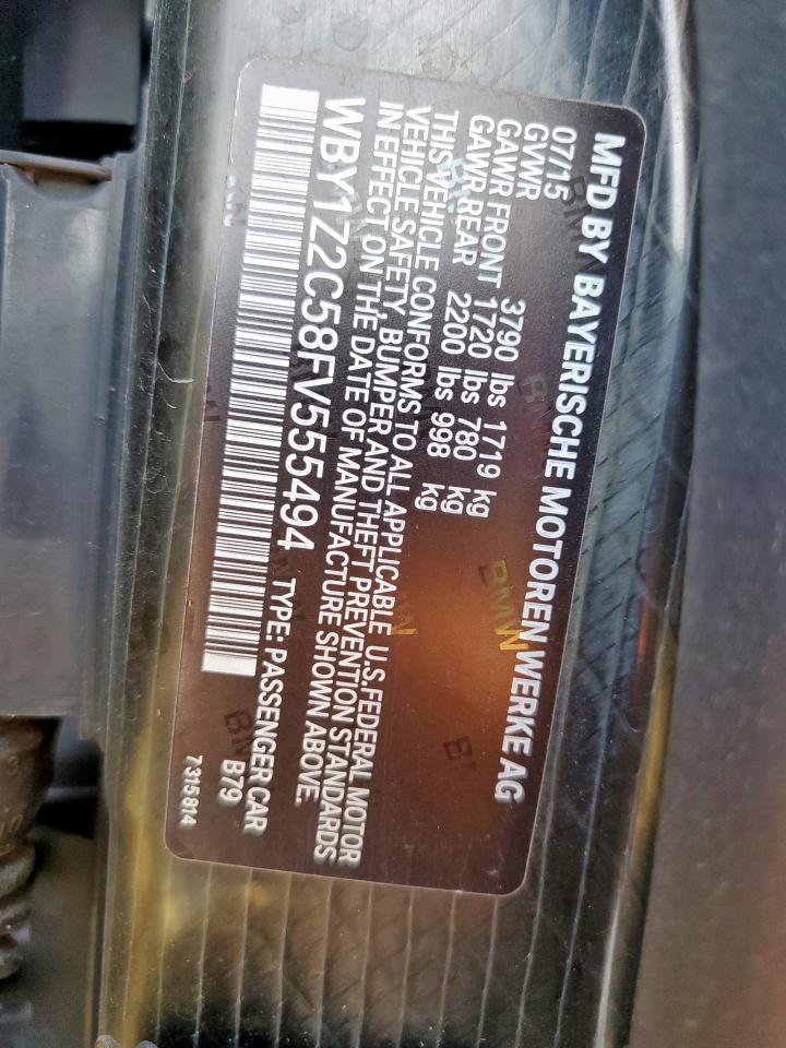 Фото: WBY1Z2C58FV555494