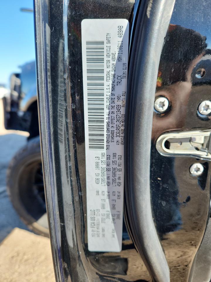 2019 Ram 2500 Laramie VIN: 3C6UR5FL2KG713459 Lot: 70426035