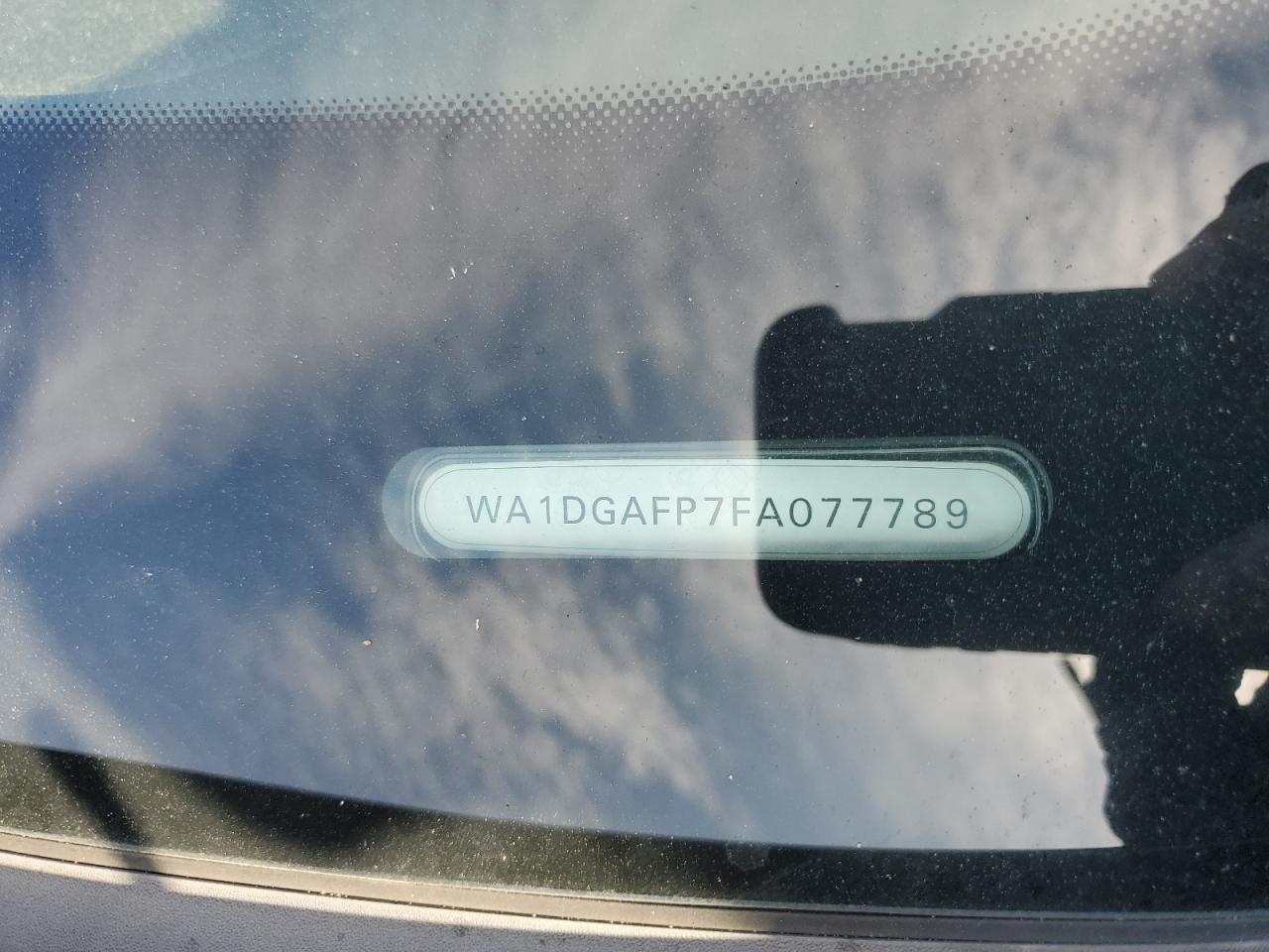 2015 Audi Q5 Premium Plus VIN: WA1DGAFP7FA077789 Lot: 68284855