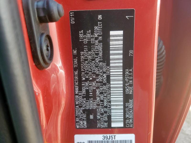 2011 TOYOTA TUNDRA CREWMAX SR5  