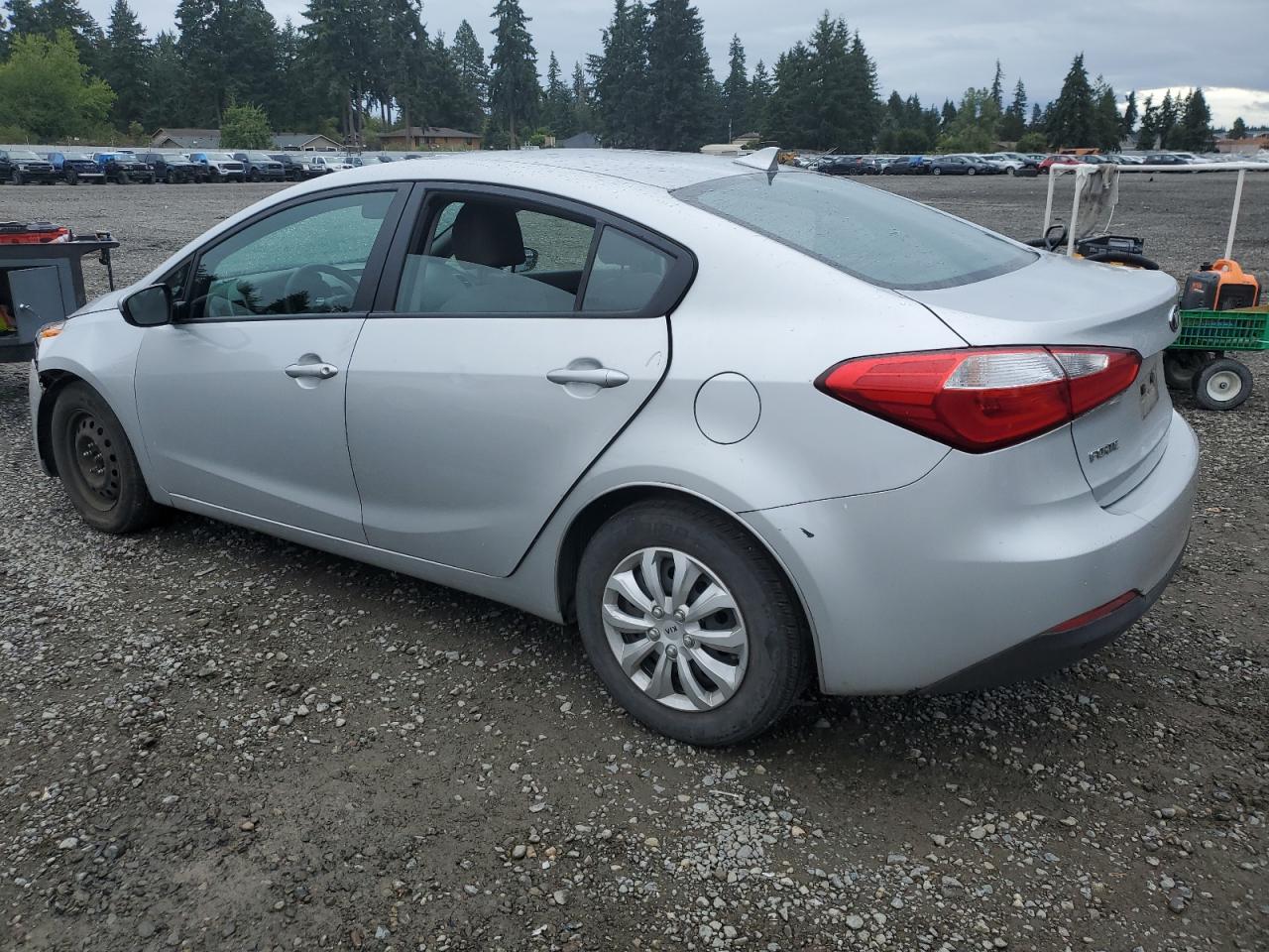 2016 Kia Forte Lx silver null gas KNAFK4A66G5503282 photo #3