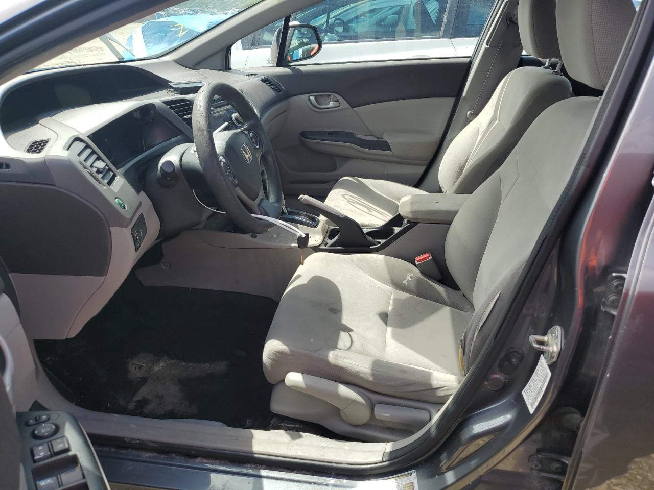 2012 Honda Civic Lx VIN: 19XFB2F52CE072218 Lot: 70291745