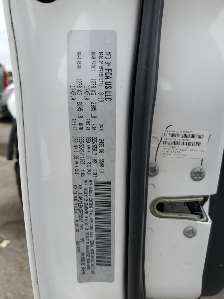 2019 Jeep Cherokee Latitude Plus VIN: 1C4PJMLBXKD295507 Lot: 69484705