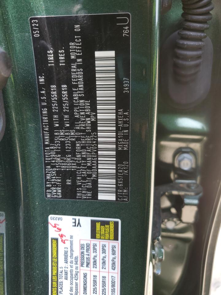 2023 Toyota Corolla Cross Xle VIN: 7MUDAAAGXPV054225 Lot: 70474875