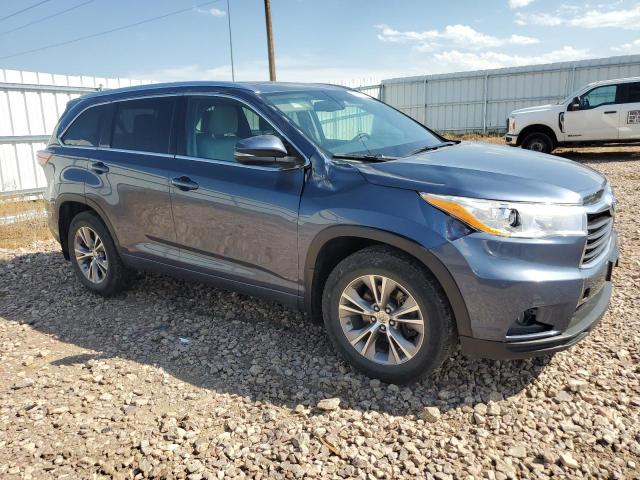  TOYOTA HIGHLANDER 2014 Blue