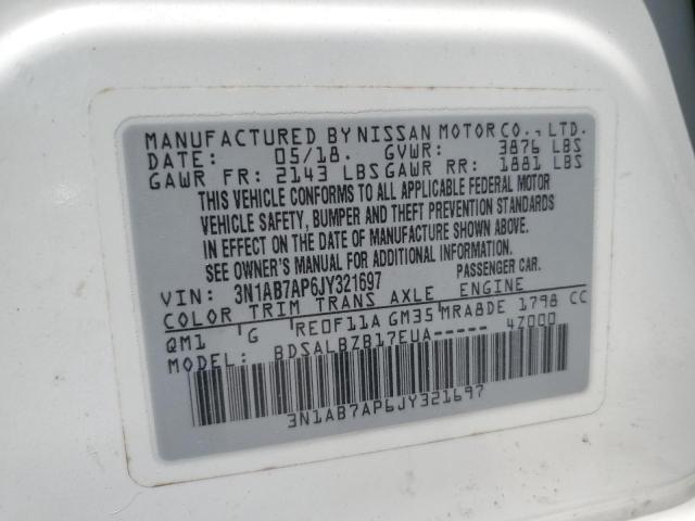2018 NISSAN SENTRA S  