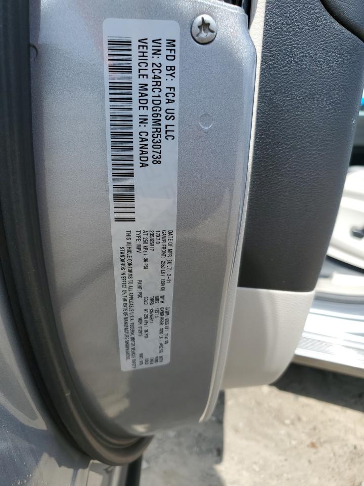 2021 Chrysler Voyager Lxi VIN: 2C4RC1DG6MR530738 Lot: 69968935