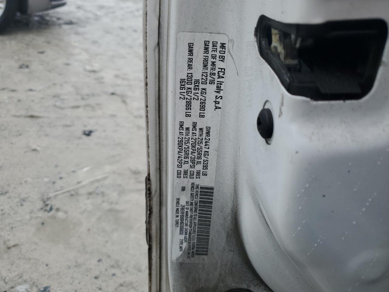 2017 Ram Promaster City Slt VIN: ZFBERFBB6H6D86600 Lot: 66936215