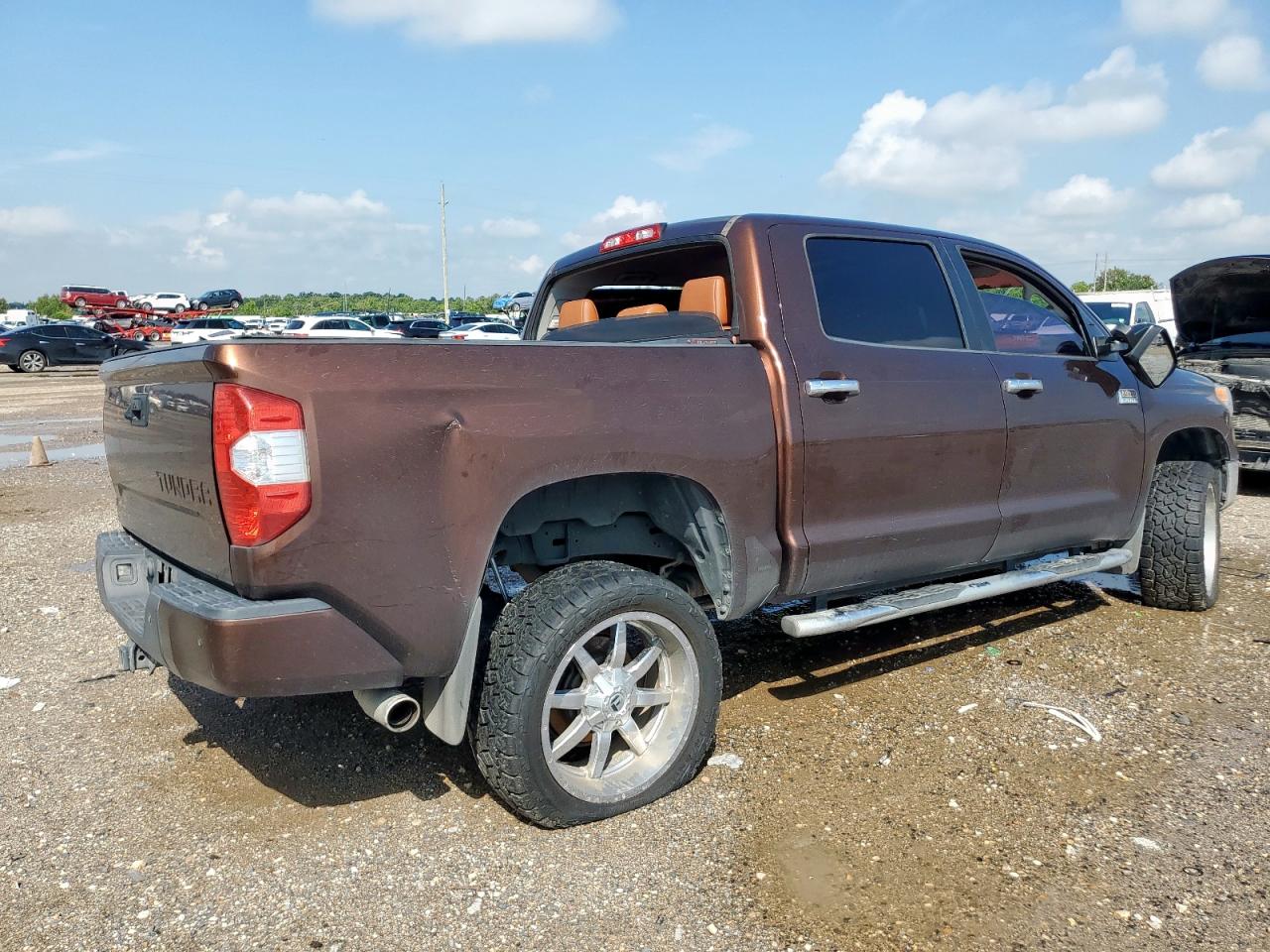 2014 Toyota Tundra Crewmax Platinum brown null gas 5TFGY5F1XEX165380 photo #4