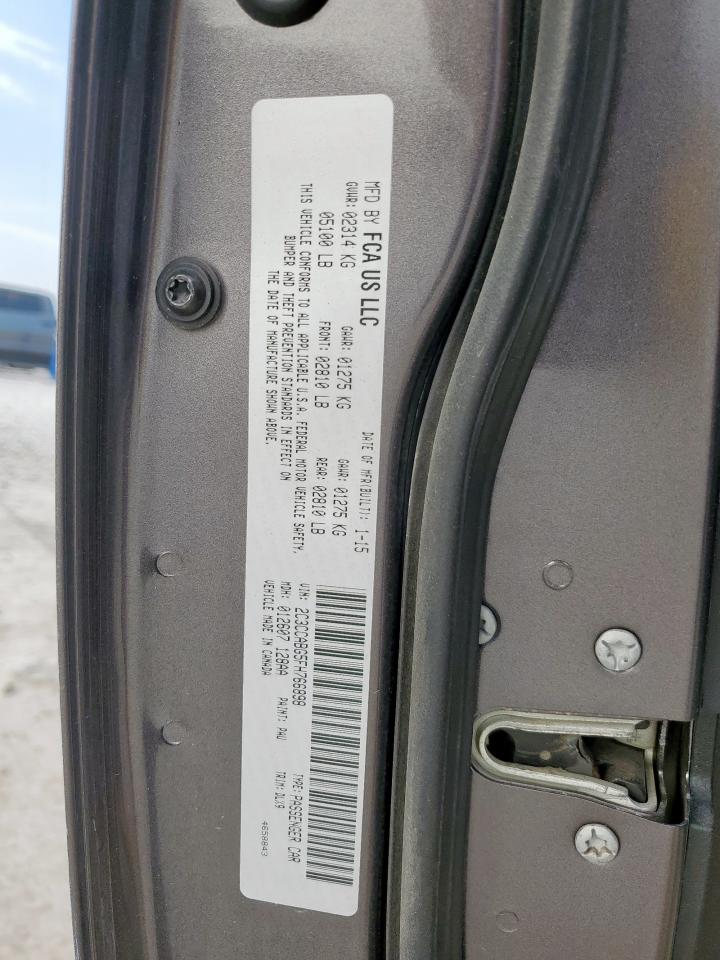 2015 Chrysler 300 S VIN: 2C3CCABG5FH766898 Lot: 70460935