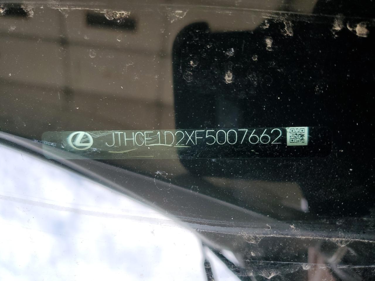 JTHCE1D2XF5007662 2015 Lexus Is 350