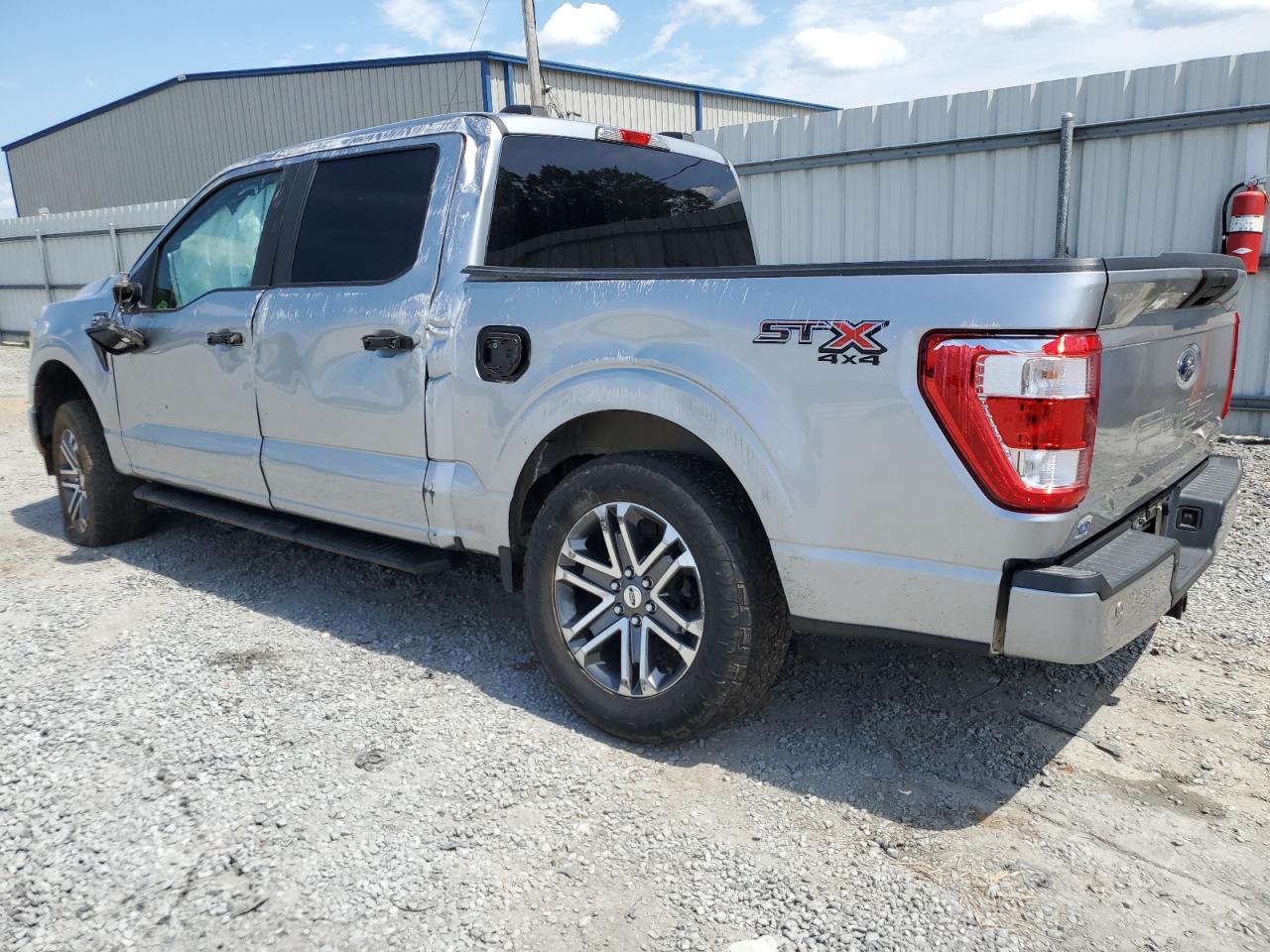 2022 Ford F150 Supercrew silver null gas 1FTEW1EP6NFA02839 photo #3