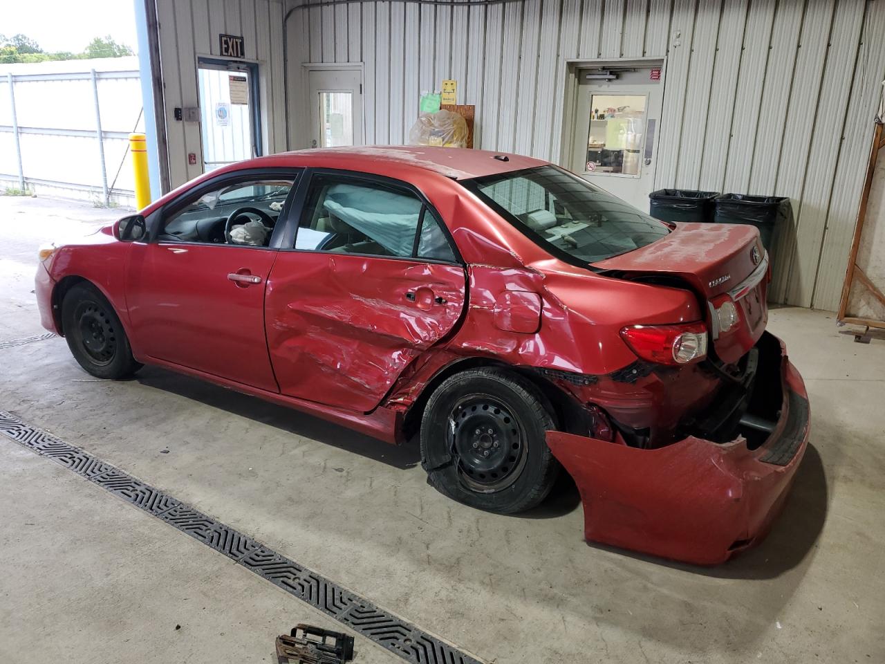 2011 Toyota Corolla Base red null gas 2T1BU4EE4BC642741 photo #3