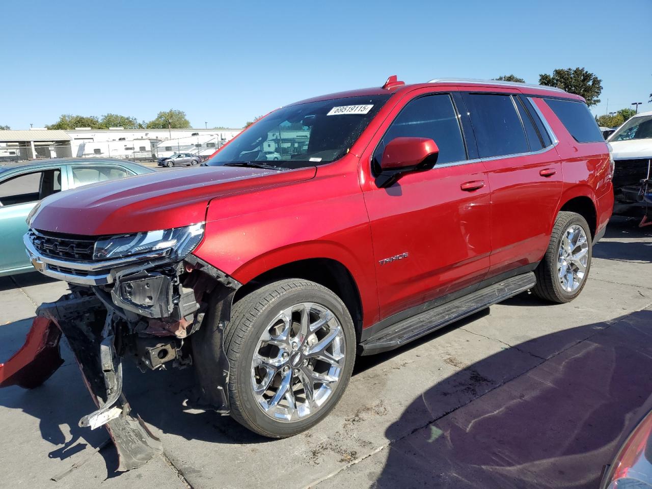 2021 Chevrolet Tahoe K1500 Ls 1GNSKMKD9MR244166 photo #1