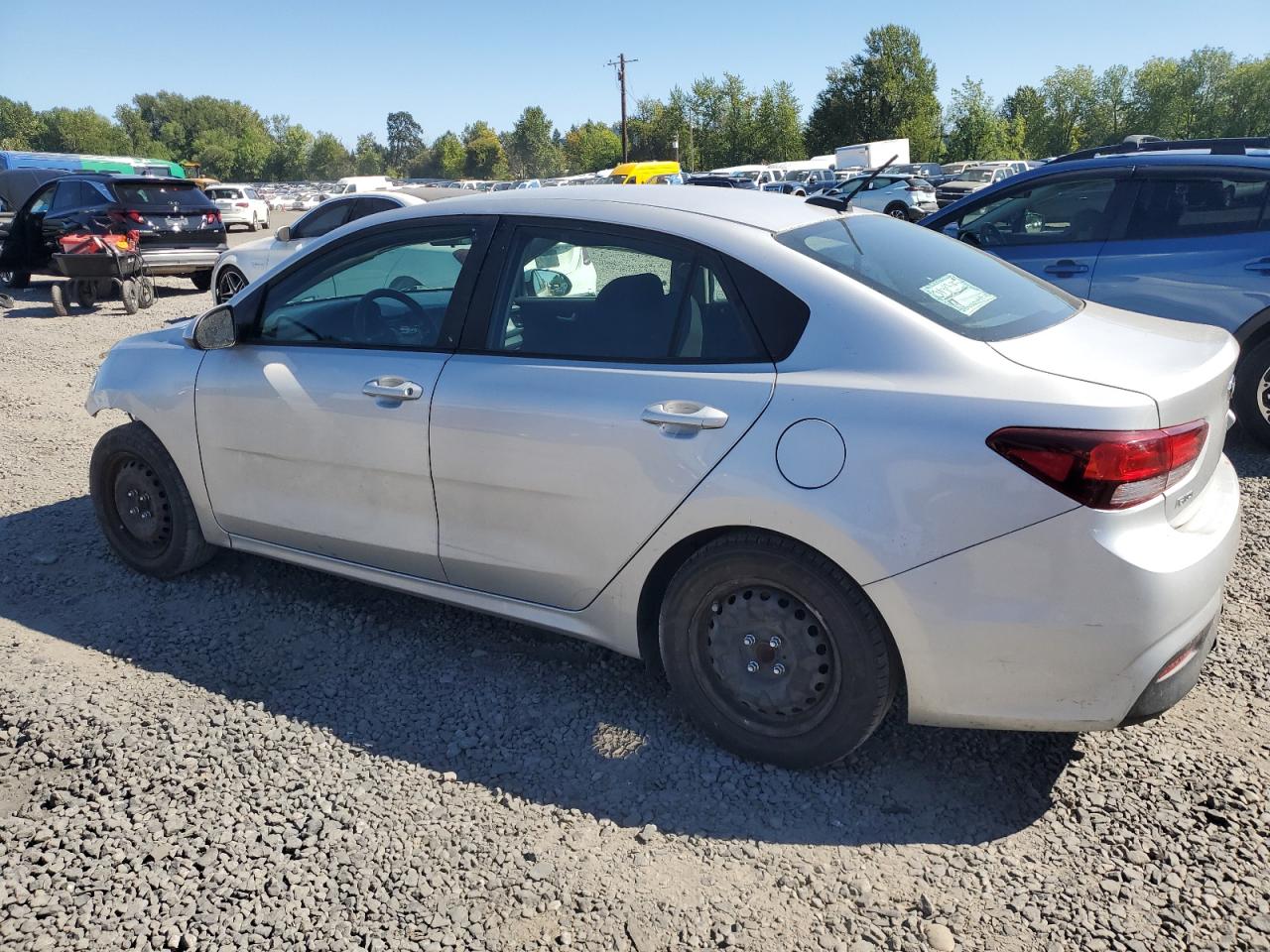 2018 Kia Rio Lx silver null gas 3KPA24AB0JE120282 photo #3