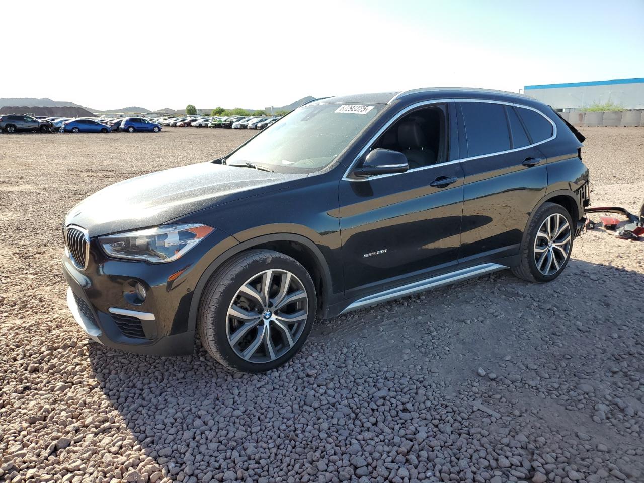 2017 BMW X1 Sdrive28I black null gas WBXHU7C37H5H36847 photo #1