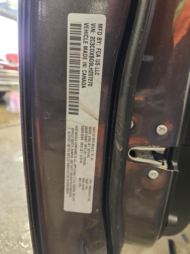 2020 Dodge Charger Sxt VIN: 2C3CDXBG9LH207270 Lot: 69193585