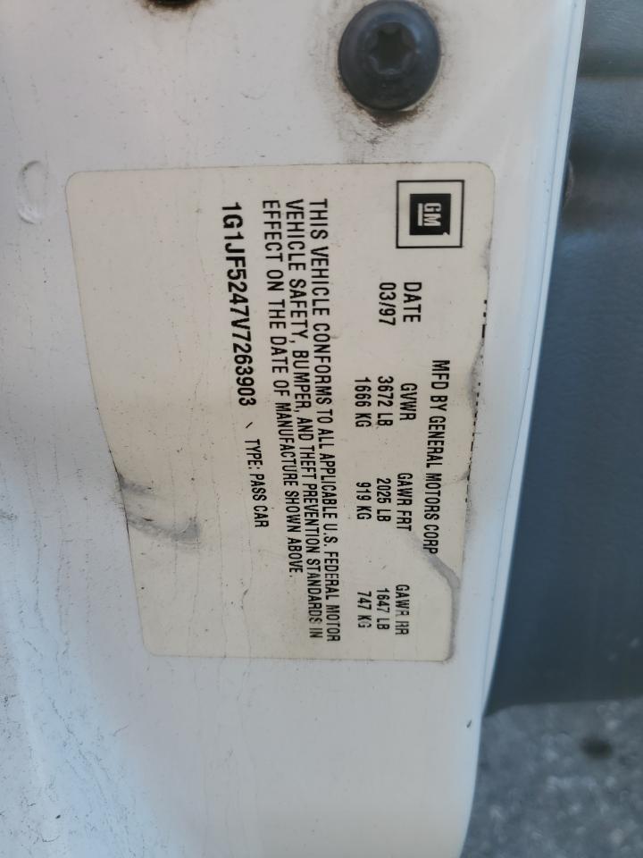 1997 Chevrolet Cavalier Ls VIN: 1G1JF5247V7263903 Lot: 70119905