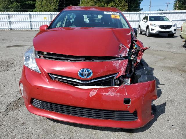  TOYOTA PRIUS 2014 Red