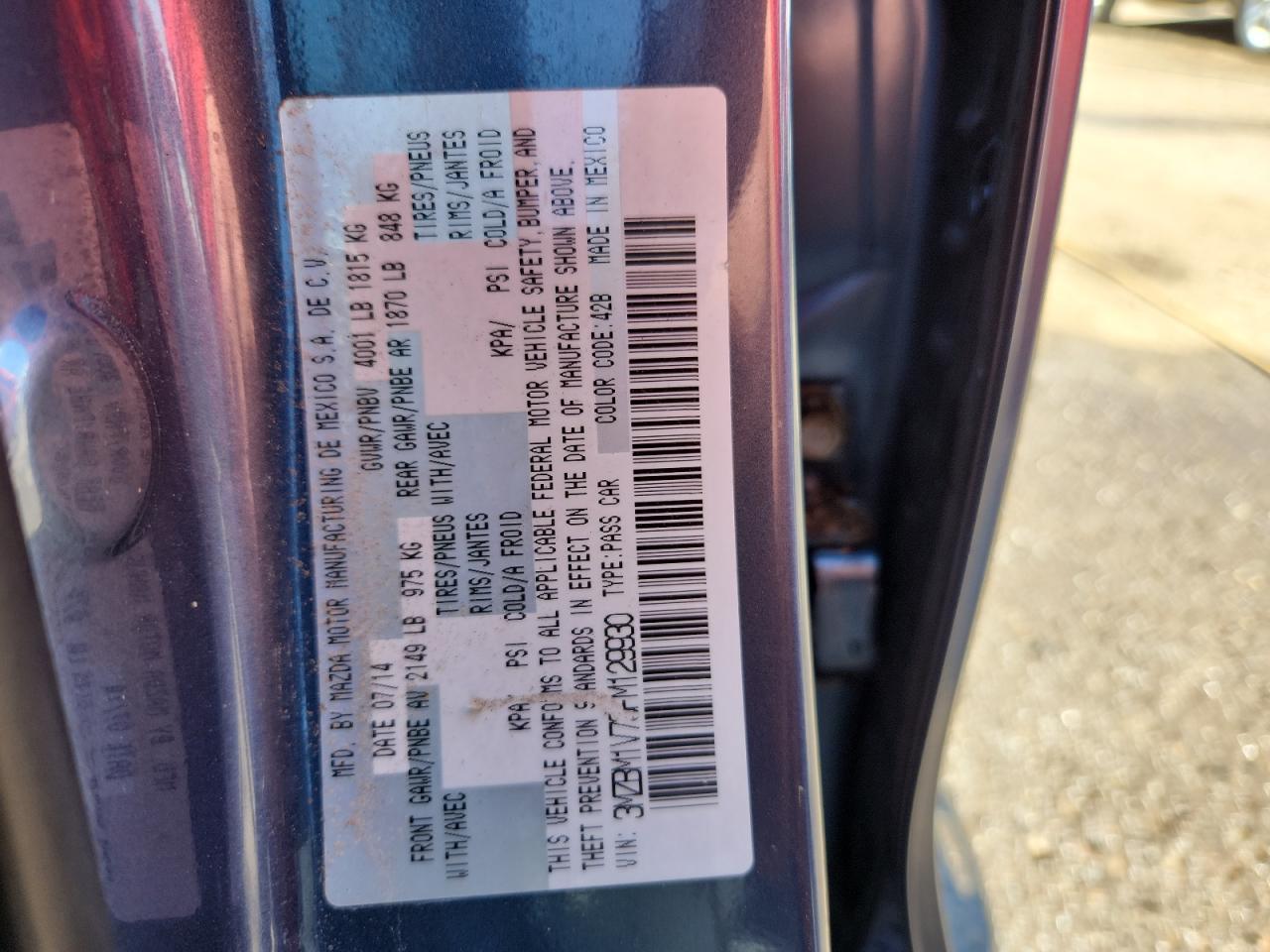 2015 Mazda 3 Touring VIN: 3MZBM1V73FM129930 Lot: 69793825