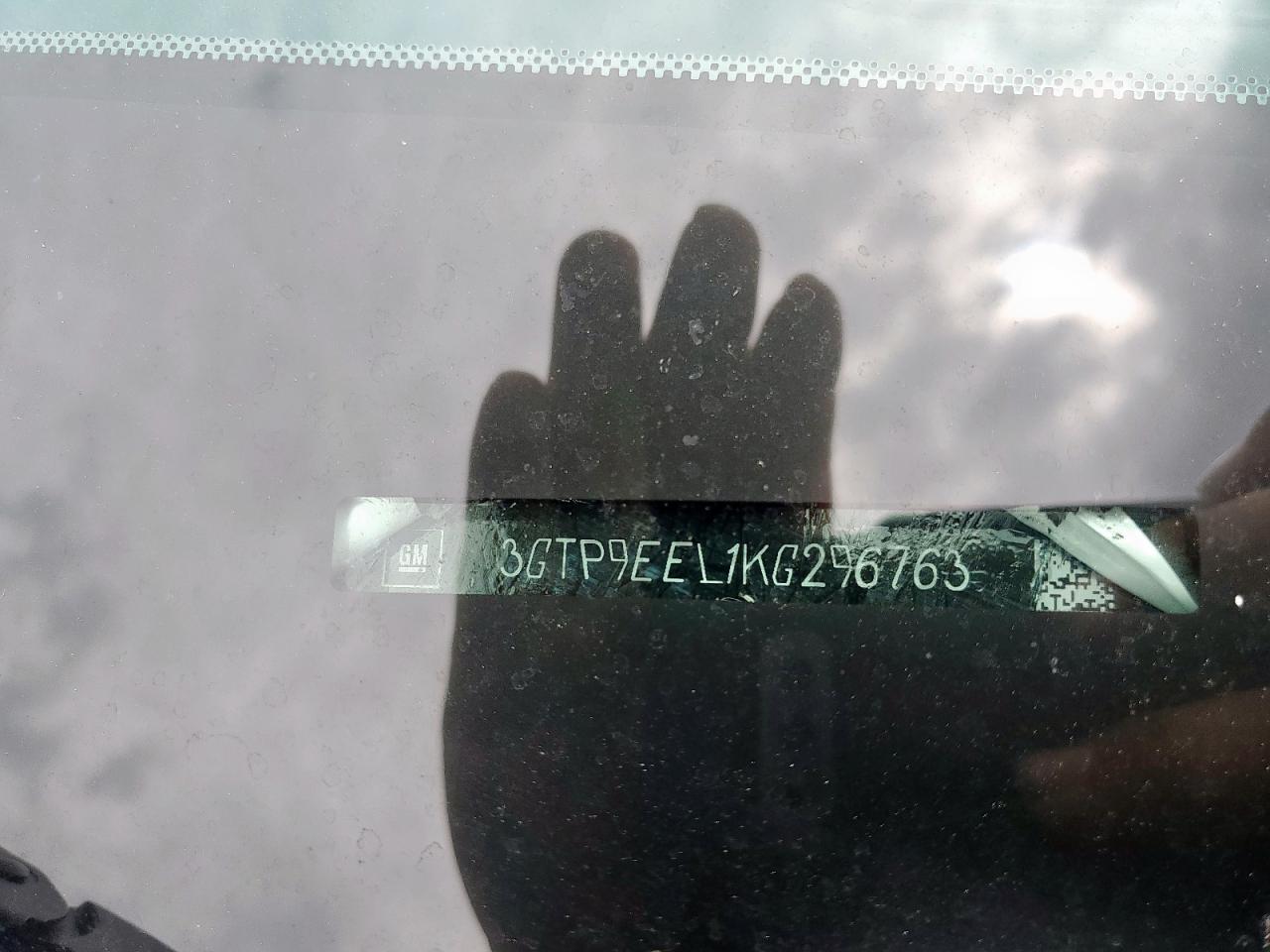 2019 GMC Sierra K1500 At4 VIN: 3GTP9EEL1KG296763 Lot: 67278775