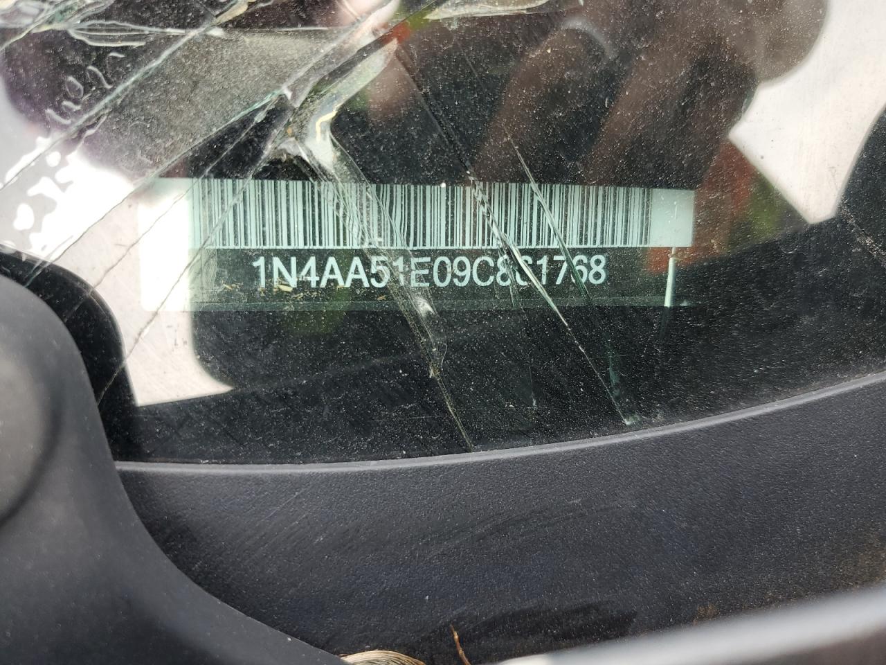 2009 Nissan Maxima S VIN: 1N4AA51E09C861768 Lot: 66162175