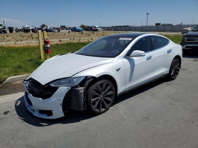 Hatchbacks TESLA MODEL S 2014 Biały