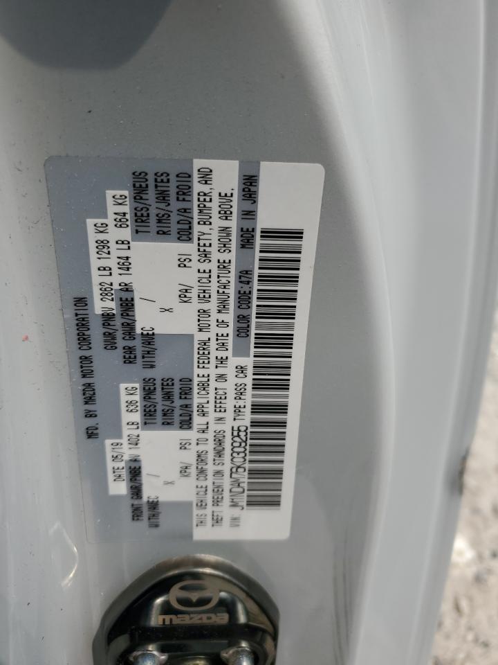 2019 Mazda Mx-5 Miata Grand Touring VIN: JM1NDAM76K0309255 Lot: 67487165