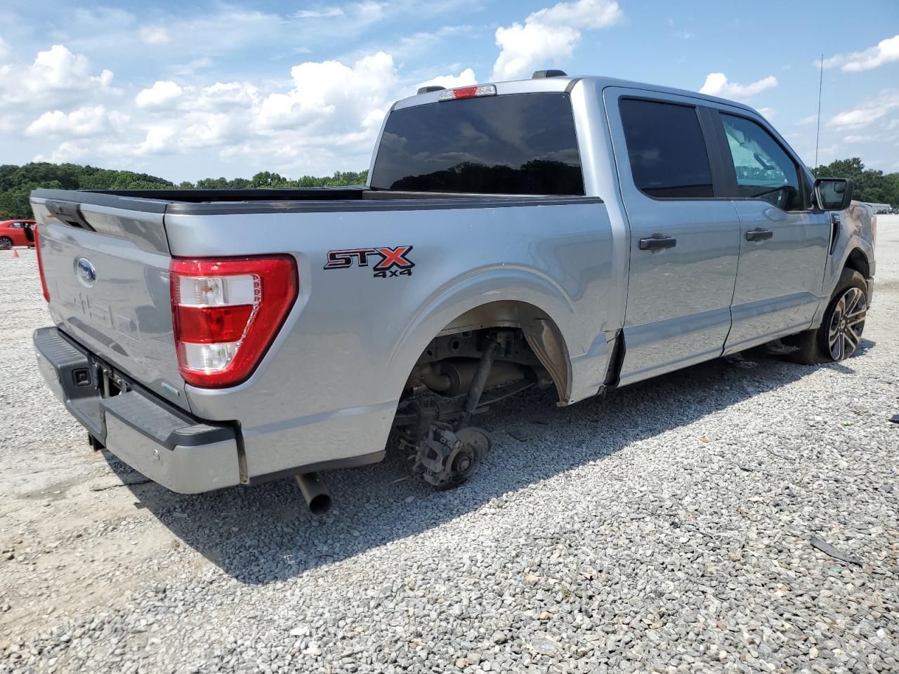 2022 Ford F150 Supercrew silver null gas 1FTEW1EP6NFA02839 photo #4
