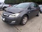 2012 VAUXHALL ASTRA 1.7 CDTI 16V ECOFLEX EXCLUSIV 5DR for sale at Copart WHITBURN