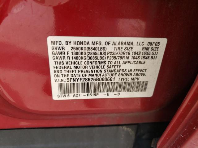 2006 HONDA PILOT EX  
