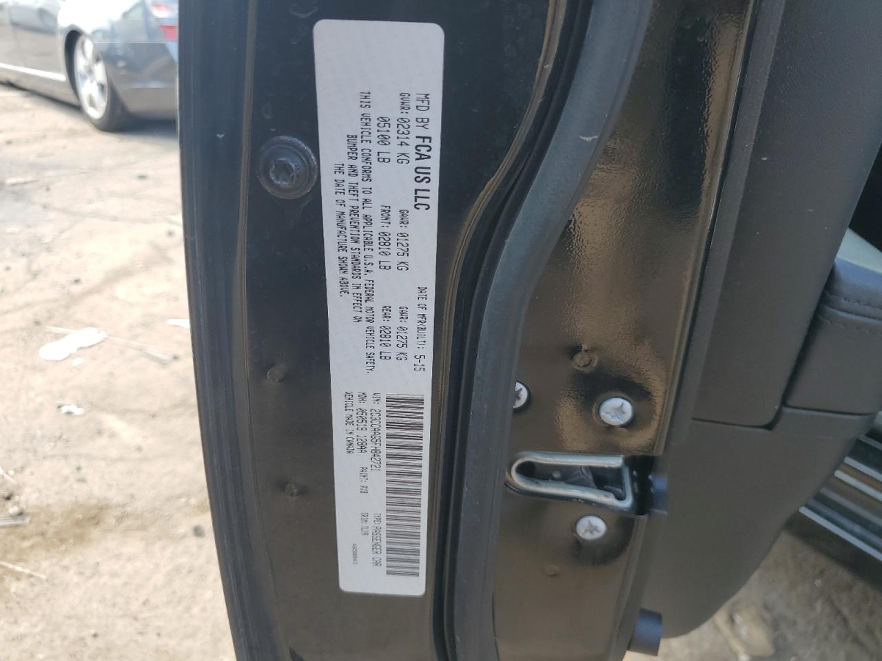 2015 Chrysler 300 Limited VIN: 2C3CCAAG5FH842721 Lot: 70037535