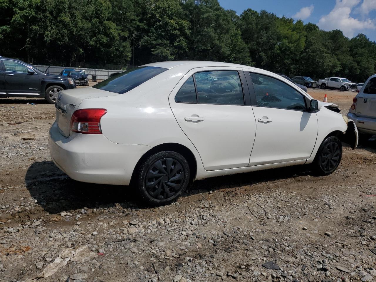 2011 Toyota Yaris white null gas JTDBT4K32B1405840 photo #4