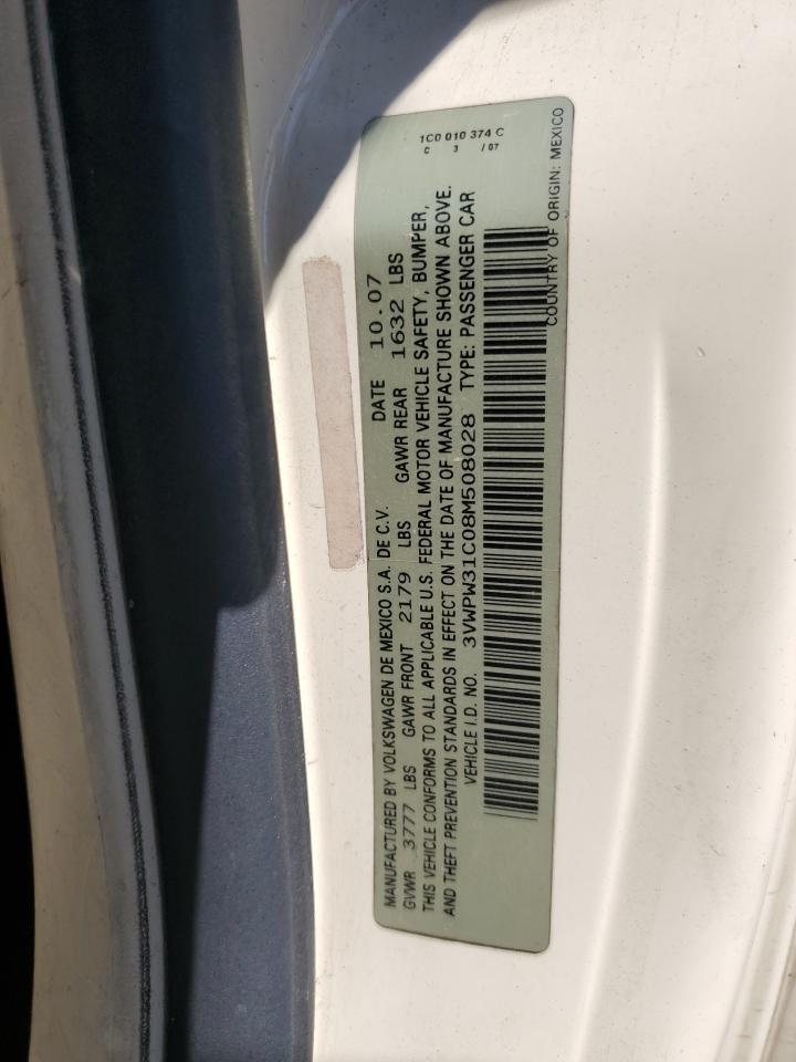 2008 Volkswagen New Beetle S VIN: 3VWPW31C08M508028 Lot: 67211105