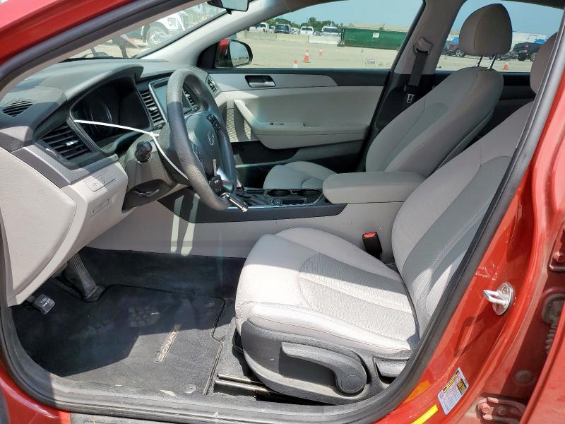 HYUNDAI SONATA 2018 Red