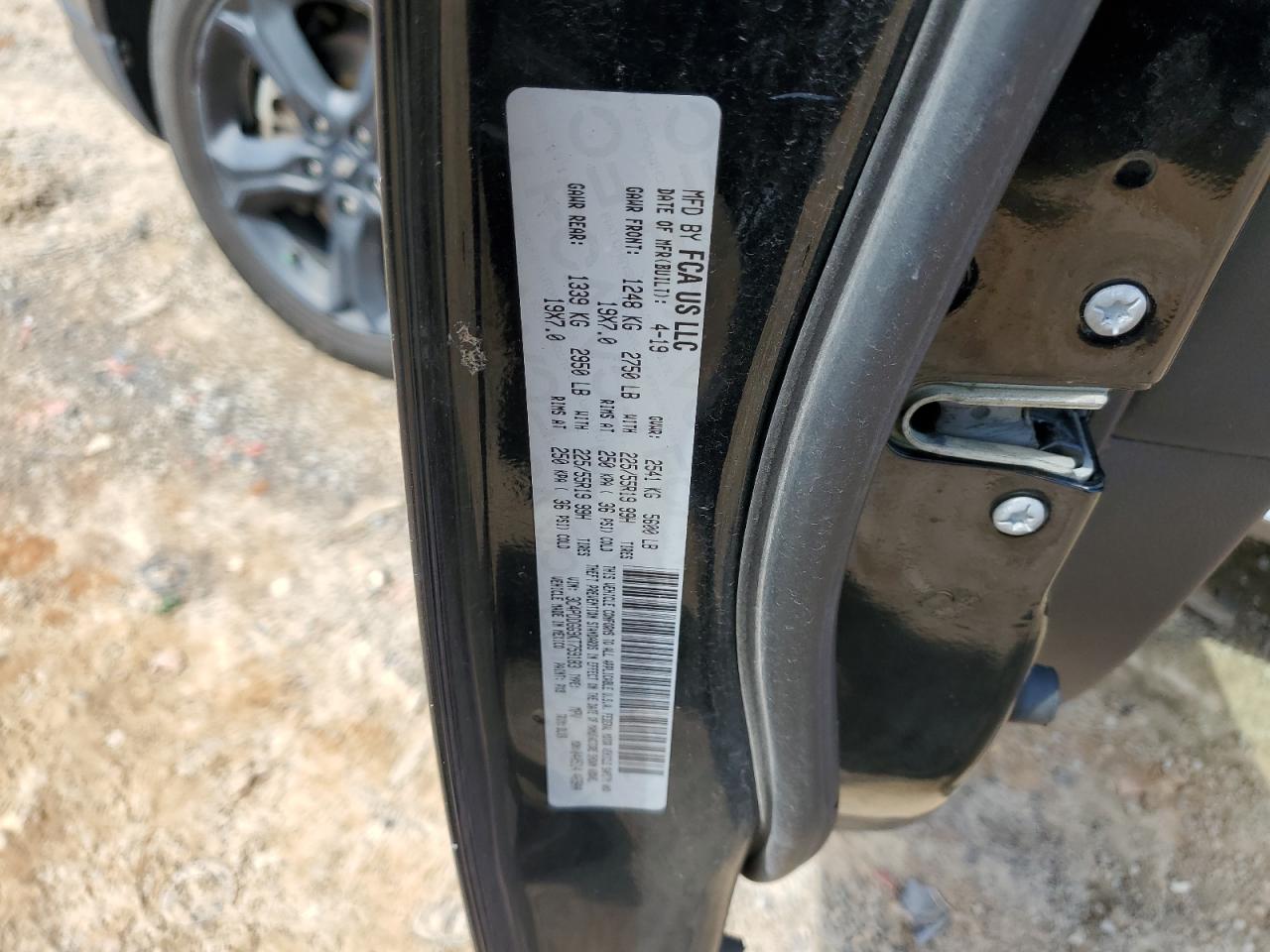 2019 Dodge Journey Crossroad VIN: 3C4PDDGG9KT759183 Lot: 68864135