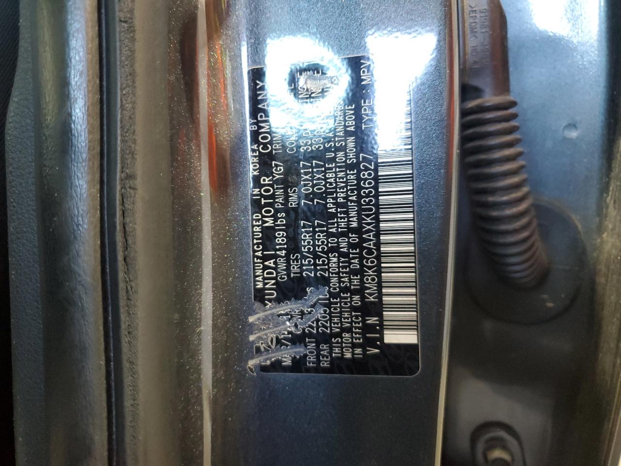 2019 Hyundai Kona Sel VIN: KM8K6CAAXKU336827 Lot: 69667685