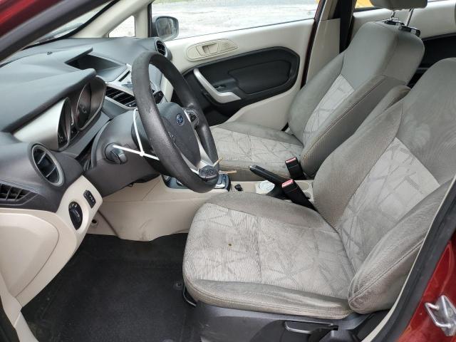 FORD FIESTA 2013 Burgundy